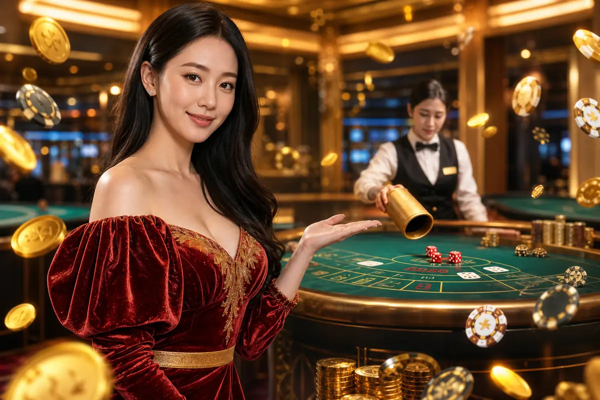 100xuci Casino suasana meja permainan live dealer